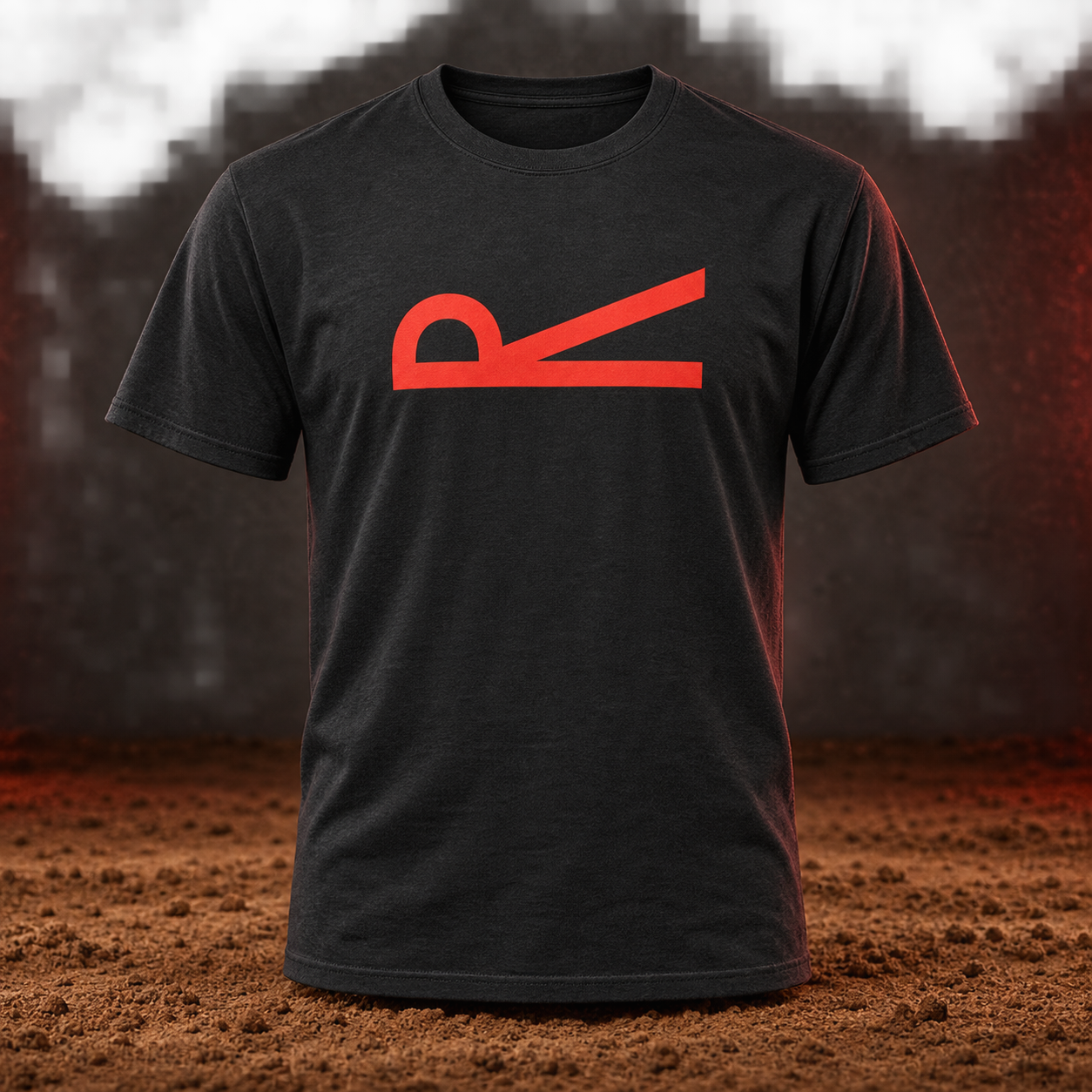 Concept preview of a charcoal Rabon logo T-shirt